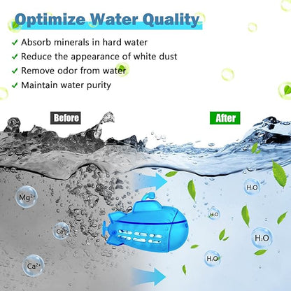 Humidifier Cleaner Fish 9Pcs, Demineralization Cleaning Ball - Image 4