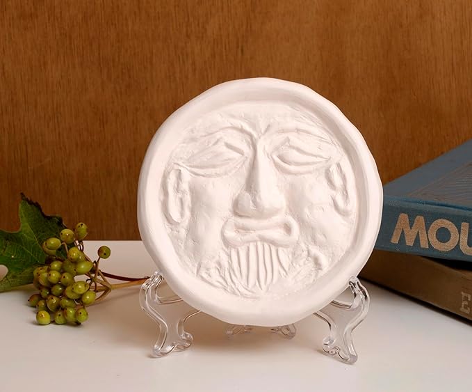 Air Purifying Healing Ceramic Object-Ancient Korean Demon Hunter's Face Roof - Image 3