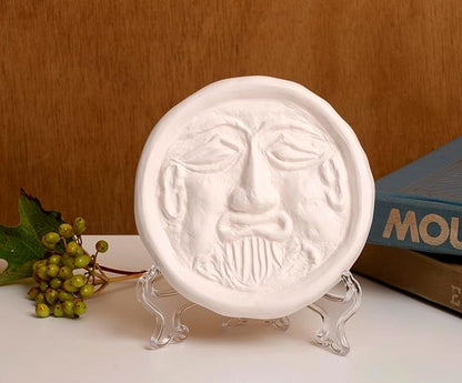 Air Purifying Healing Ceramic Object-Ancient Korean Demon Hunter's Face Roof - Image 3