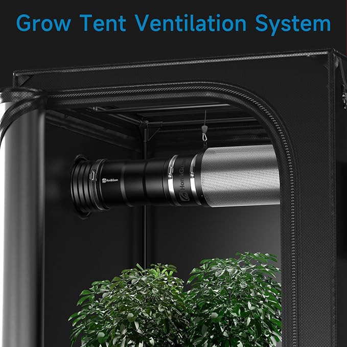 Hon&Guan 4" Air Filtration Kit: 4 Inch Inline Duct Fan - Image 8