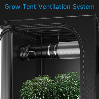 Hon&Guan 4" Air Filtration Kit: 4 Inch Inline Duct Fan - Image 8