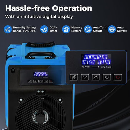 COSTWAY 190 PPD Commercial Dehumidifier - Image 5