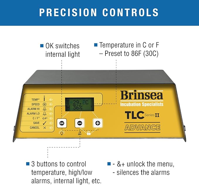 Brinsea TLC-40 Advance Series II Bird Brooder Pet Incubator - Image 3