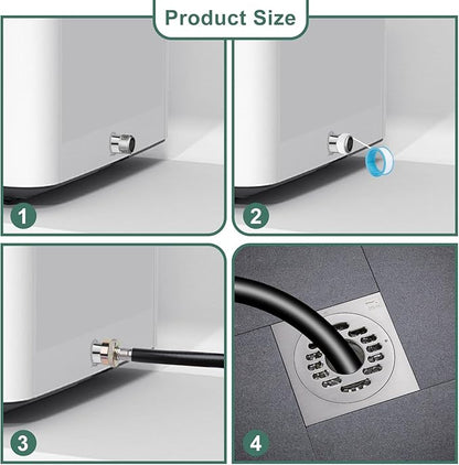 2 M/6.6 FT Dehumidifier Drain Hose 3/4 Inch FHT Connection Brass Thickened - Image 4