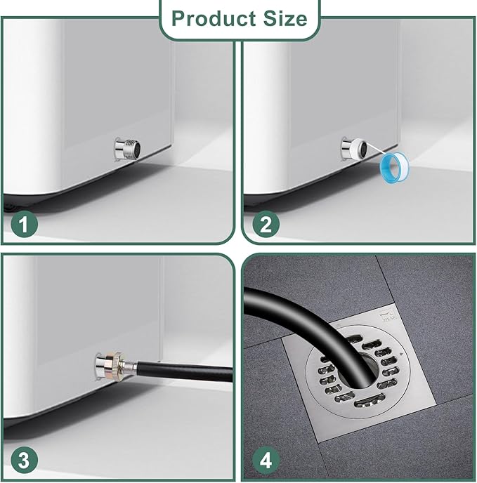 12 FT Dehumidifier Drain Hose 3/4 Inch FHT Connection Brass Thickened Drain Hose - Image 4
