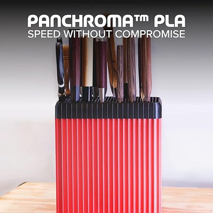 Panchroma PLA Red 3D Printer Filament, 1kg Spool, High Speed Printing, Tangle - Image 2