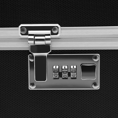 Metal Locking File Organizer Box, 13.8*10*13.4 inch Portable Locking Storage - Image 3