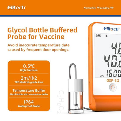 Elitech Digital Temperature Humidity Data Logger Medical Refrigerator - Image 2