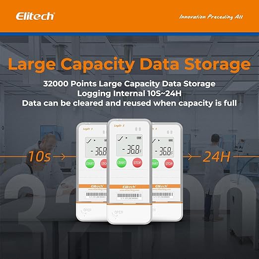 Elitech USB Digital Temperature Data Logger Reusable Recorder - Image 6