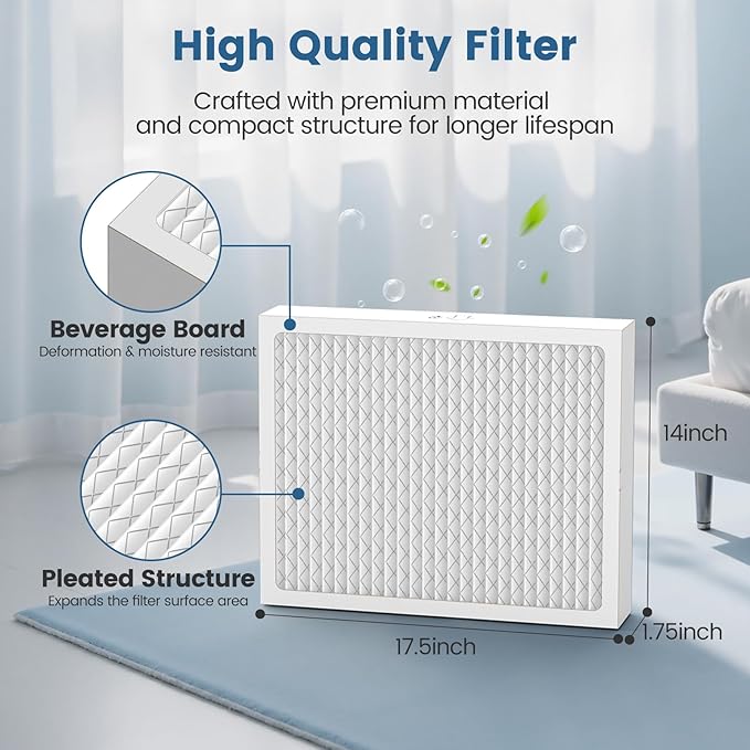 MERV 13 Dehumidifier Filter 14 x 17.5 x 1.75 - Image 4