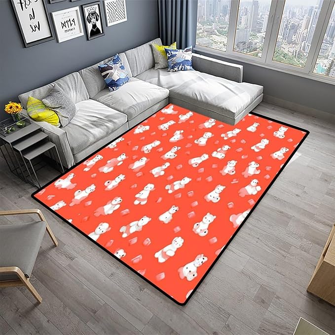 Rug, Flame Resistant, Quick Dry, Stain Resistant, Waterproof Floor Carpet - Image 2