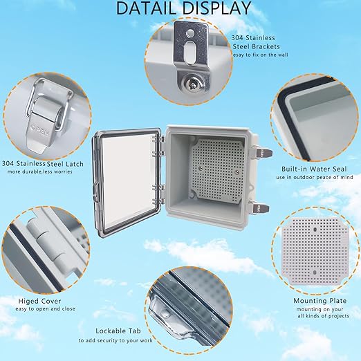 Electrical Box, Outdoor Waterproof Box IP67 Junction Box - Image 3