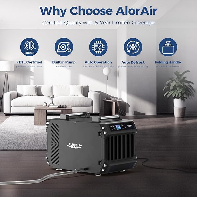 ALORAIR 145 Pint Crawl Spaces Dehumidifier - Image 5