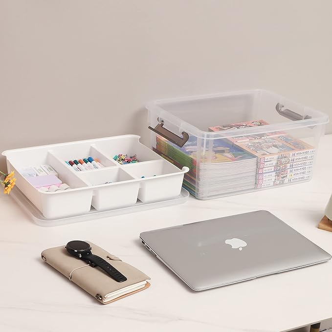 Citylife 17 QT Plastic Storage Box - Image 9