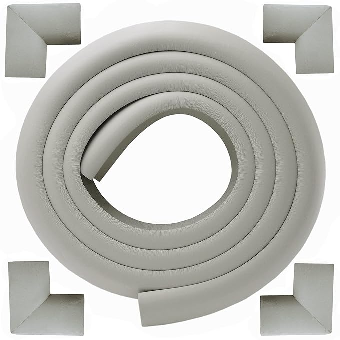 M2cbridge L Shape Extra Thick Furniture Table Edge Protectors Foam 6.5 Ft by M2cbridge