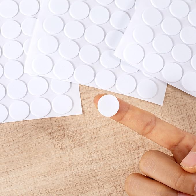 735 Pcs Small Felt Furniture Pads, Self-Adhesive EVA Foam Dot Circles, Round - Image 3