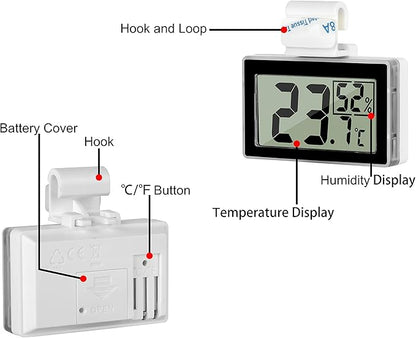 Digital Reptile Thermometer Hygrometer - Image 5