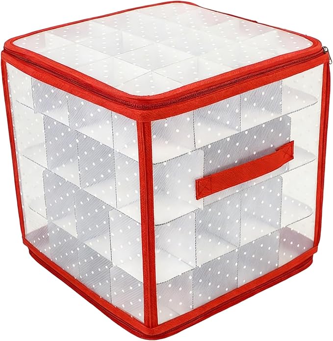 Ornament Organizer Storage Box | Space-Saving Decoration Container - Image 8