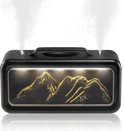 HEEYCEM Small Humidifiers for Bedroom, 600ml Cool Mist Top Fill Humidifier for by Unknown