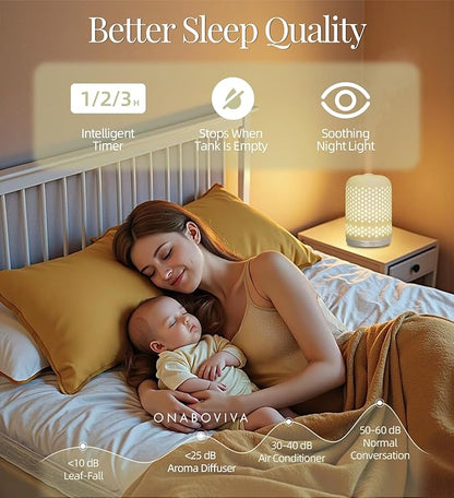 Essential Oil Diffuser – 2.4MHz Ultrasonic Aromatherapy Diffuser, Health Night - Image 3