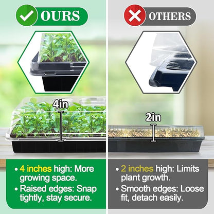 Apipi 10 Pcs 4'' High Durable Humidity Domes - Image 2