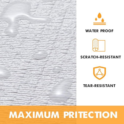 Viseeko Shelf and Drawer Liner for Kitchen Cabinet, Non-Adhesive Cabinet Liners - Image 9
