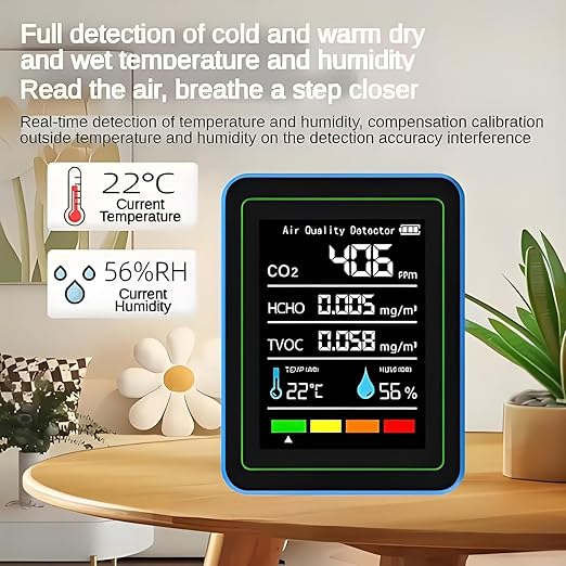 5-in-1 Professional Indoor Air Quality Monitor Indoor Portable CO2 Monitor | - Image 4