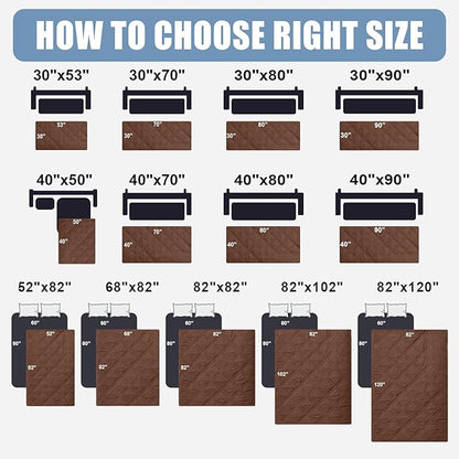 Smiry Waterproof Dog Bed Cover Pet Blanket, Soft Washable Dog Blanket - Image 6