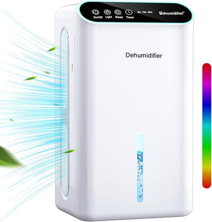 Dehumidifiers for Home, 86oz Water Tank, Dehumidifiers for Bedroom by LOMMOL
