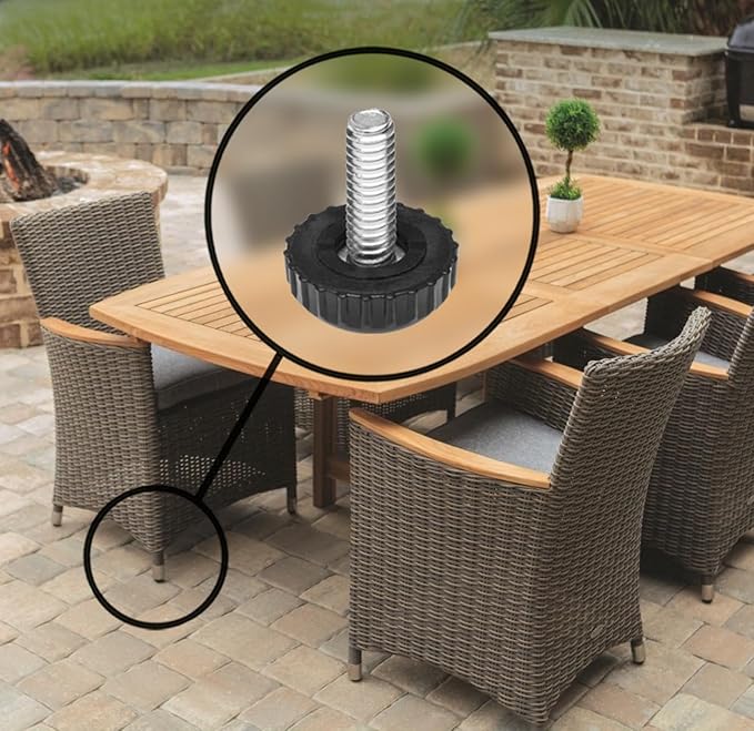 Slipstick Gorilla Outdoor Adjustable Furniture Levelers Weatherproof Screw in - Image 3