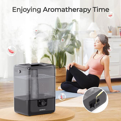 CHIVALZ Humidifiers for Bedroom, 6L Cool Mist Humidifiers for Baby Nursery - Image 5