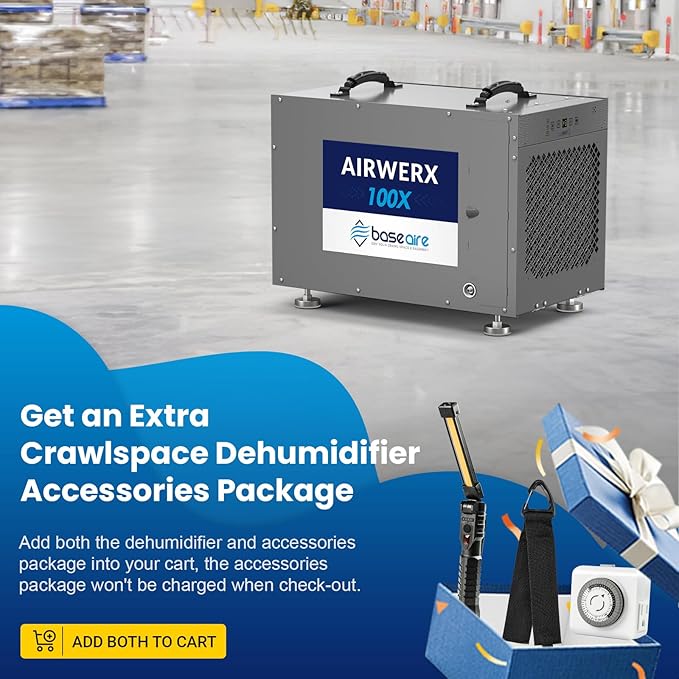 BaseAire 220 Pints Crawlspace Dehumidifiers - Image 2