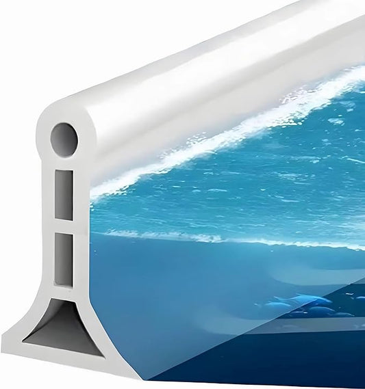 Collapsible Shower Threshold Water Dam, 2025 Upgraded 67'' Shower Water Stopper by Unknown
