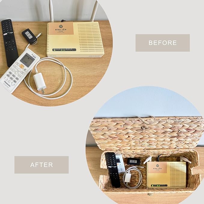 Wicker Cable Management Box - Image 8
