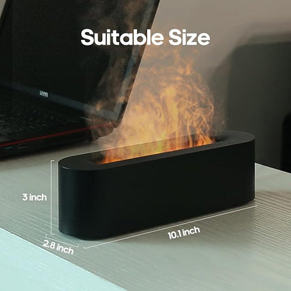 Essential Oil Diffusers, Flame Colorful Water Vapor Fire Fireplace Humidifier - Image 2