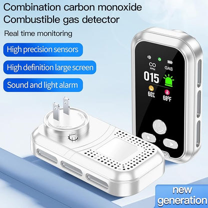 4IN1 Plug in Natural Gas & Carbon Monoxide Detectors Combination Builti-in 2000 - Image 3