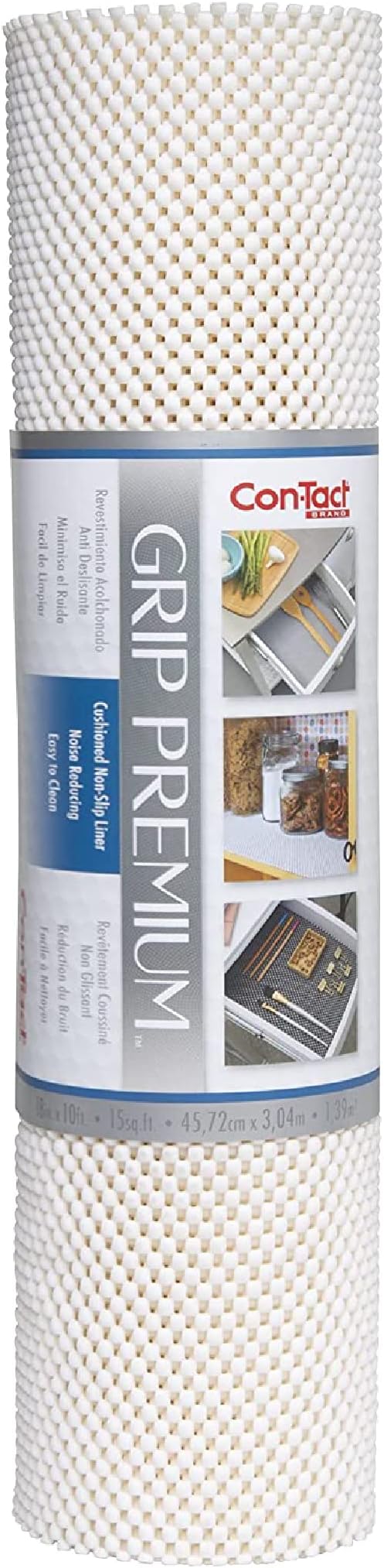 Con-Tact Brand Grip Premium Shelf Liner, Thick and Non-Adhesive Drawer Liner by Kittrich+%28Home%29