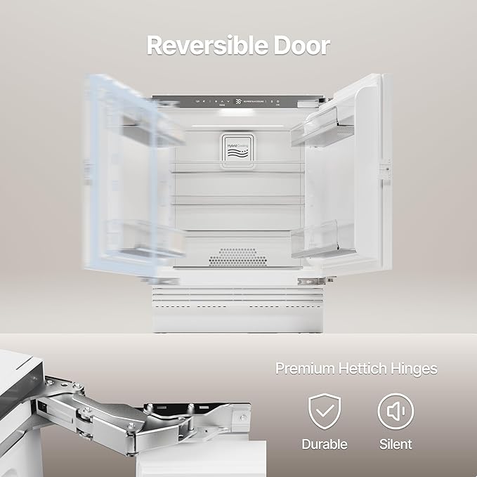 Ca'Lefort Undercounter Panel Ready Fridge, Built-in Full Freshness Panel-Ready - Image 6