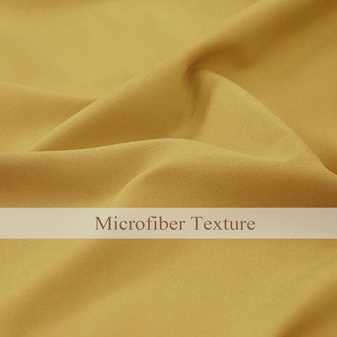 L.Z.E Gold Light Filtering Curtains - Image 6