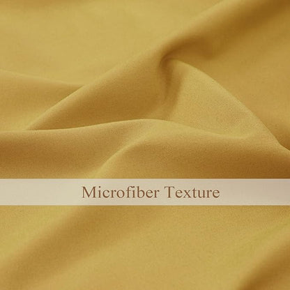 L.Z.E Gold Light Filtering Curtains - Image 6