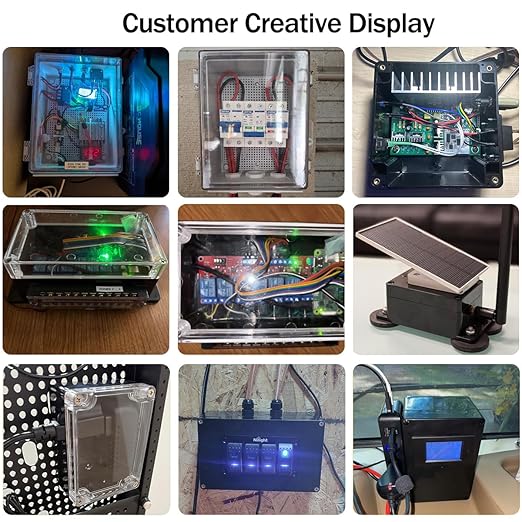 Junction Box, IP67 Waterproof ABS Black Project Box - Image 5