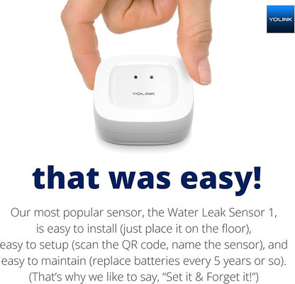 YoLink LoRa Smart Water Leak Protection System, Including 1/2" Commercial Grade - Image 4