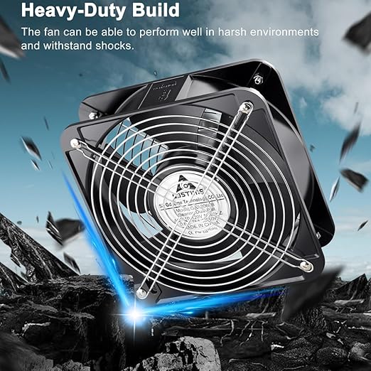 GDSTIME AXIAL Fan 20060, 110V 120V AC 200mm x 200mm x 60mm Heavy Duty - Image 3