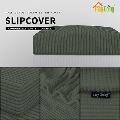 Easy-Going Stretch Loveseat Cushion Cover Sofa Cushion Furniture Protector Sofa - Image 3
