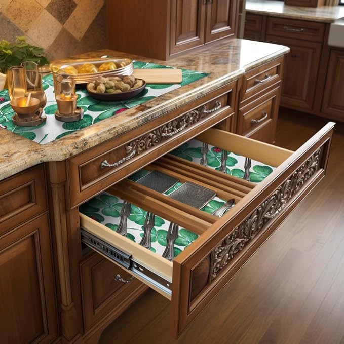 12" W x 60" L Floral Drawer and Shelf Liner - Image 8