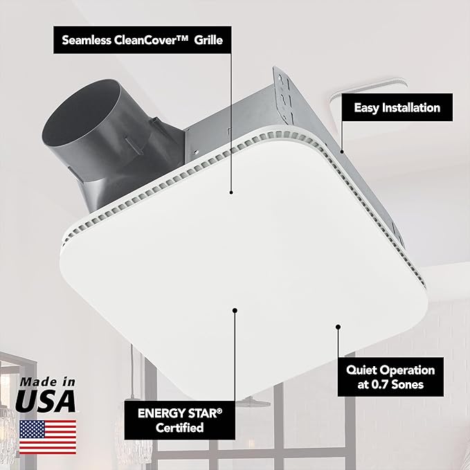 Broan-NuTone Bathroom Exhaust Fan – Easy Retrofit Without Attic Access - Image 4
