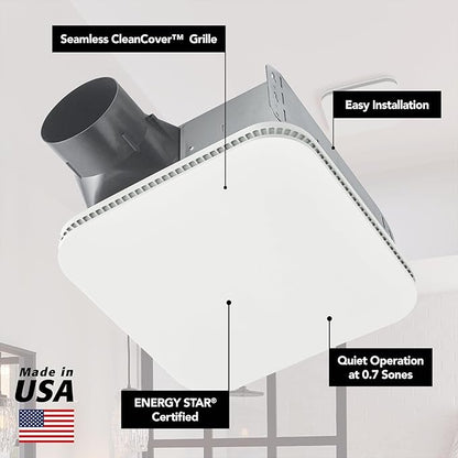 Broan-NuTone Bathroom Exhaust Fan – Easy Retrofit Without Attic Access - Image 4