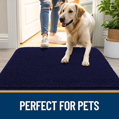 OLANLY Dog Door Mat for Muddy Paws 59x24, Absorbs Moisture and Dirt, Absorbent - Image 6