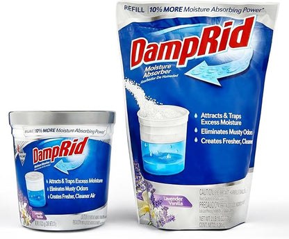 Damp Rid Refillable Moisture Absorber – Lavender Vanilla Humidity Absorber & by Ilios