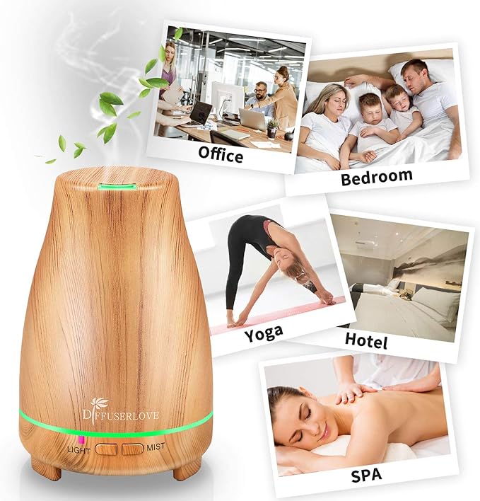 Diffuserlove Essential Oil Diffuser 200ML Aroma Diffuser Mist Humidifiers - Image 8